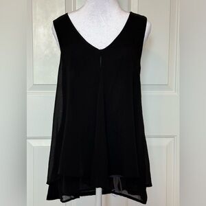 Bobeau Black Sleeveless Top